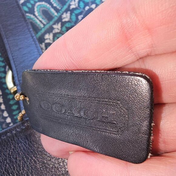 Vintage 90s Coach Classic Soho Black Leather Bag-Made in USA - Picture 9 of 16